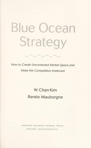 Blue Ocean Strategy book cover