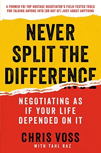 Never Split the Difference book cover